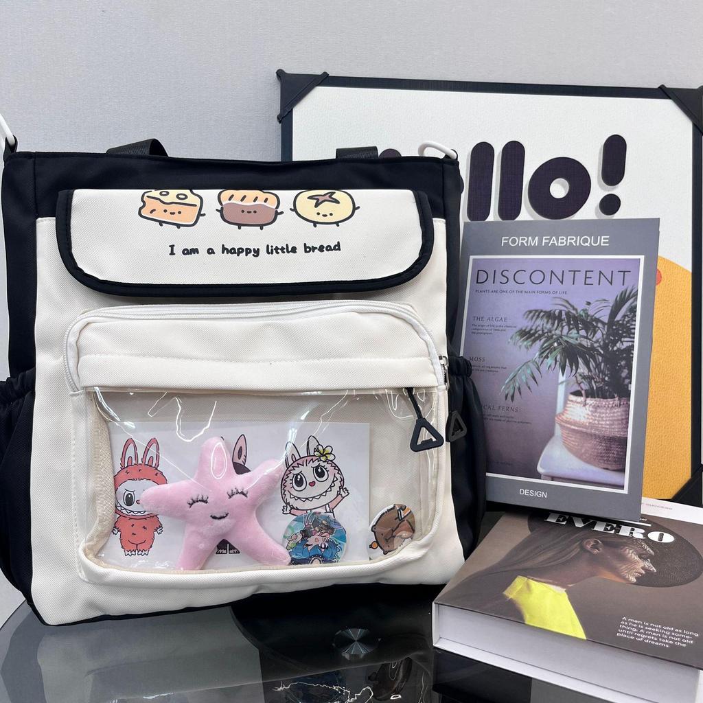 Японский стиль старшей школы, большая вместимость, ита-бэг – милый прозрачный рюкзак через плечо с аниме-куклой