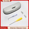 Автомобильный чехол для солнцезащитных очков для Jeep Renegade 2015-Compass MP 2017-держатель для очков, коробка для солнцезащитных очков