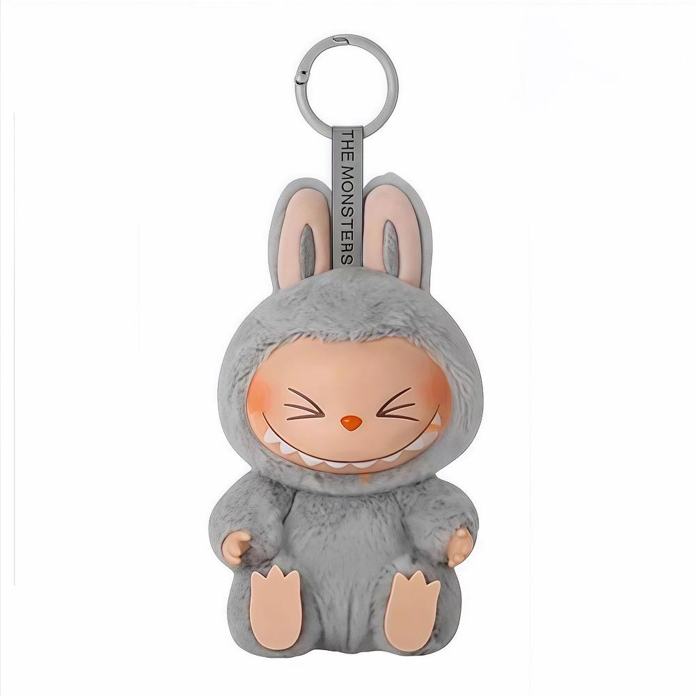 Car Plush Ornament Anime Figure Labubu 1.0 Monster Vinyl Blind Box Series Heartbeat Macaron Doll Kids Gift Birthday Toy Air Outlet Ornament