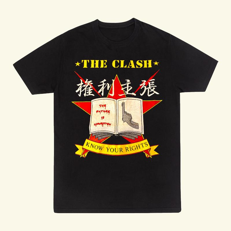 Футболка группы The Clash 'Know Your rights', хлопок, все размеры от S до 5XL