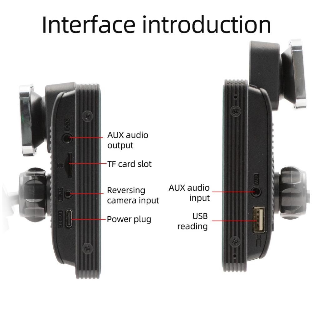 10.26 Inch 2024 Model B5303R-Portable Car MP5 Multi-function Navigation Carplay Car Music Built-in Audio Camera Driving Recorder