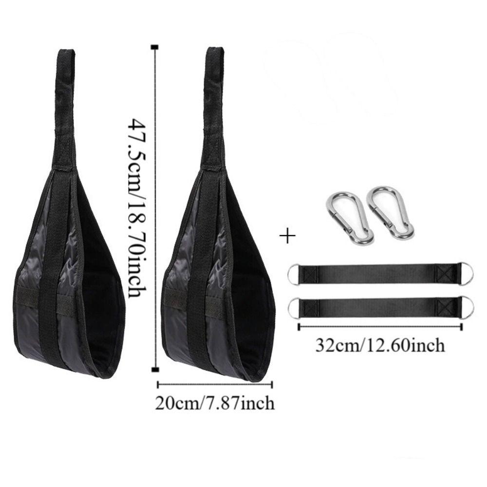 Suspension Workout Support Belt Hanging Leg Raiser Pull Up Ab Straps Abdominal Muscle