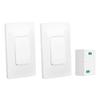 Беспроводной комплект выключателя света с автономным питанием, водонепроницаемый настенный выключатель 433 МГц с приемником для дома