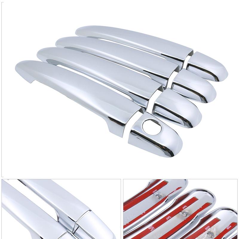 Chrome Car Door Handle Cover for Toyota Crown S180 MK12 2004~2008 Luxury Covers Car Trim Set Exterior Accessories 2005 2006 2007