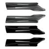 1Pair ABS Front Bumper Side Spoiler(Left & Right) Replacement For BMW 5 Series F10 F11 M Sport 520i  For 530i 2010-2017