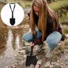 1pc Outdoor Shovel, Military Shovel, Tri-fold Trenching Tool with Serrated Teeth, Lightweight, Collapsible, Ideal for Camping, Survival and Trenching