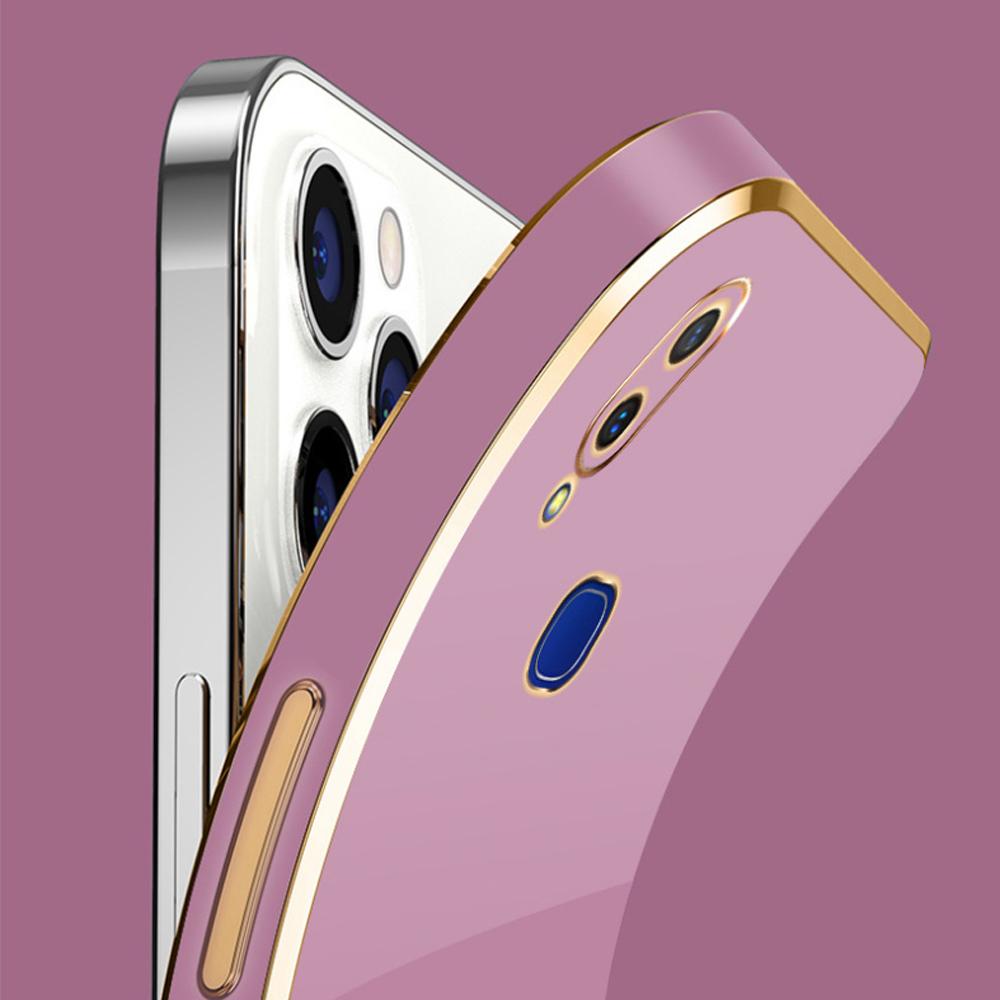 Для Vivo Y11 2019 Чехол Роскошное Квадратное Покрытие Vivo 1906 Y12i Чехол для Телефона Ударопрочная Силиконовая Задняя Крышка Fundas