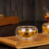 50ml Double Wall Glass Cup Transparent Handmade Heat Resistant Beer Tea Drink Kungfu Teacup Mini Whisky Cup Espresso Coffee Cups