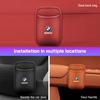 Для BMW 1 3 5 6 7 Серии E46 E90 E93 E87 F10 F40 F20 G30 G20 Кожаный Автомобильный Вешалка на Спинку Сиденья Контейнер для Хранения Держатель Стакана на Дверь Ящик для Хранения GTV53