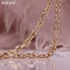 O-shaped Hip-hop Style Fashion Bracelet Necklace Rose Gold Color Multiple Length Chain