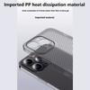 Однотонный полый теплоотводящий чехол для телефона iPhone 16 Pro Max 15 Pro 14 13 12, защита объектива, ударопрочный тонкий жесткий бампер