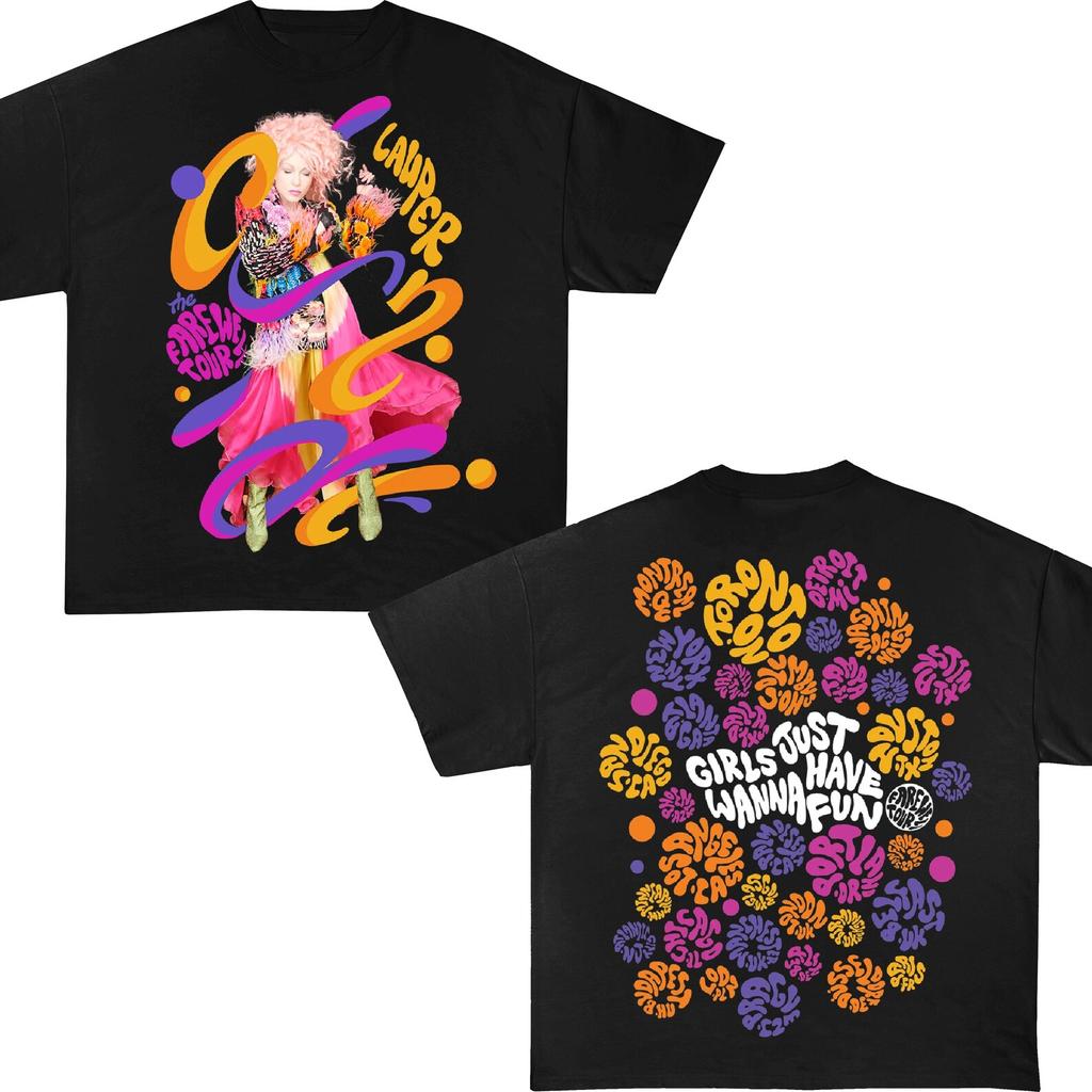 Cyndi Lauper Final Leg Shirt, Girl Just Wanna Have Fun Farewell Tour 2025 T-Shirt