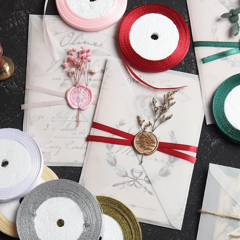 10 шт. изготовленные на заказ матовые бумажные конверты с серной кислотой, используются для открыток DIY/хранения карт, свадебных приглашений, подарочной упаковки