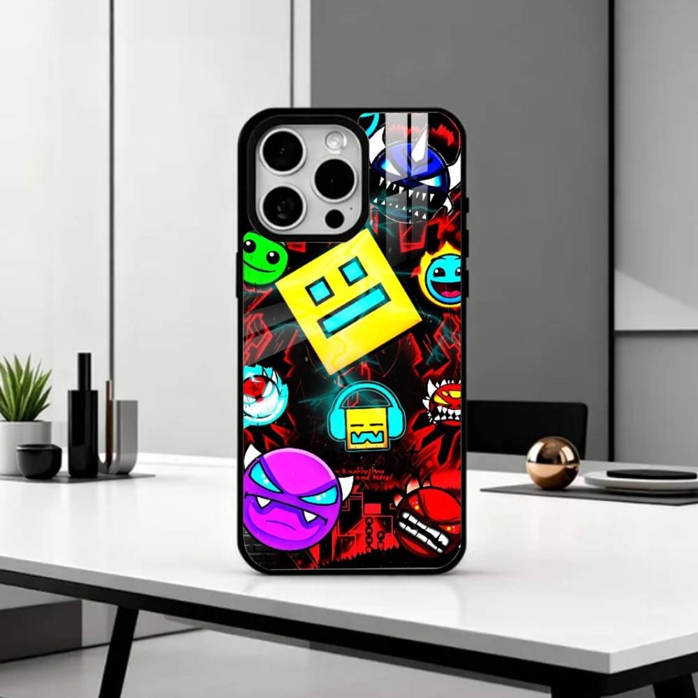 Крутой чехол для телефона G-Geometry D-Dash Game для iPhone 17, 16, 15, 14, 13, 12, 11 Plus, Pro Max Магнитный для беспроводной зарядки Magsafe