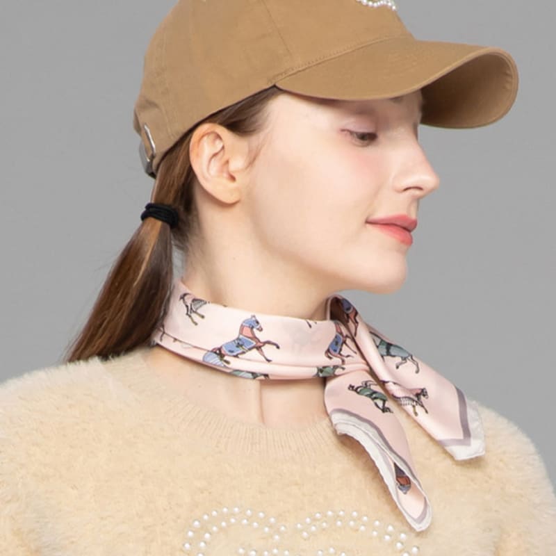 DOYOUKNOWMC ВСЕСЕЗОННЫЙ Мини Мал Пастельно-розовый Маленький Шарф