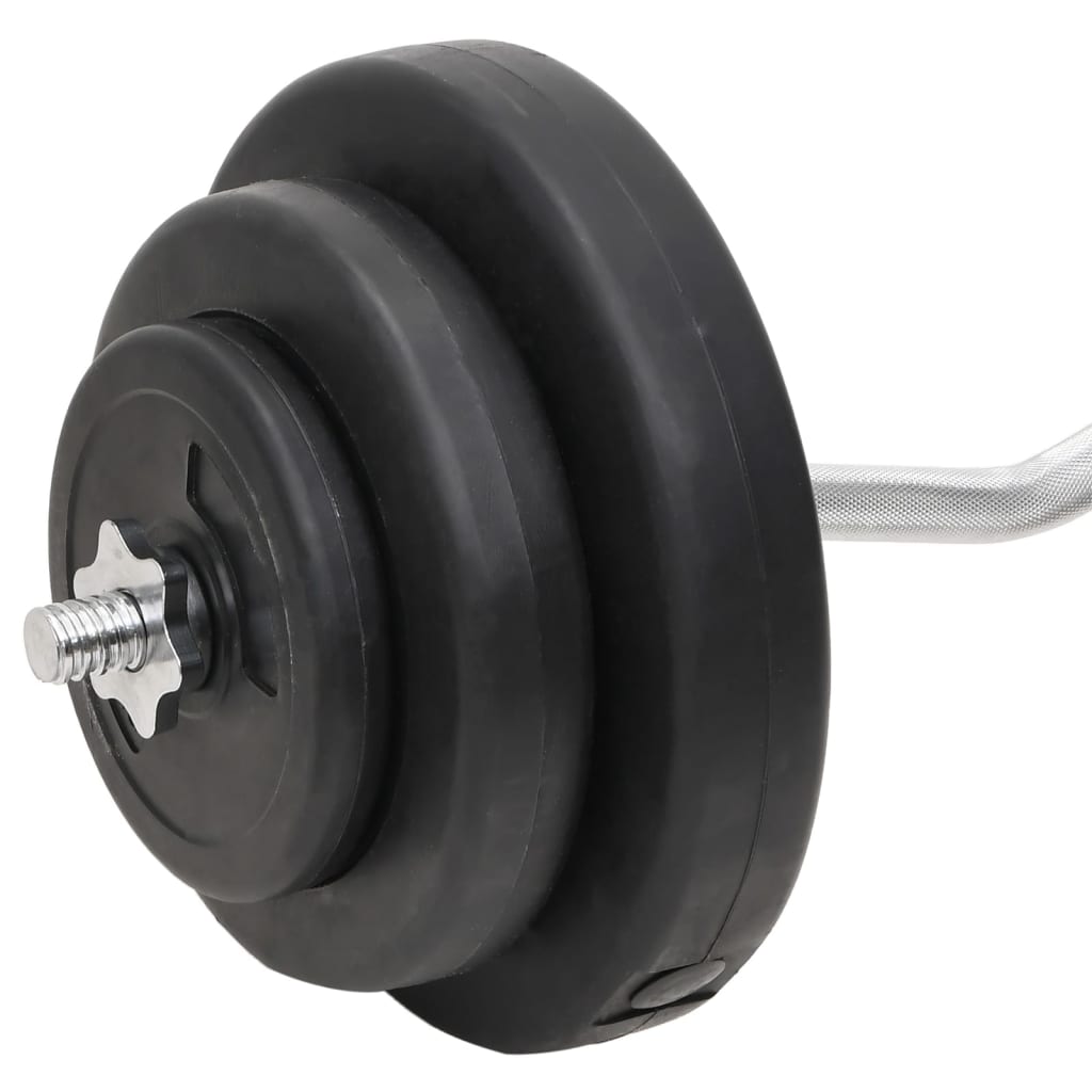 Barbell and Dumbbell Set with 60 kg Weight Plates