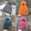 Keep Warm Knitted Cap Thickened Pompoms Hat Fashion Winter Hat  Women