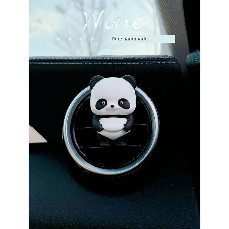 Auto Perfume Aromatherapy Cute Belly Meat Panda Air Outlet Decoration Supplies Fragrant Stone Girls' Gifts Classy