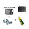 50X Car Winter Tire Studs Tip Wheel Road Grip Screw +Special Dedicated Installation Tool Universal