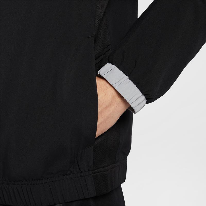 Nike Куртка Dri-Fit Academy с логотипом, быстросохнущая, тканая, с длинным рукавом, мужская куртка, черная IB8903-010