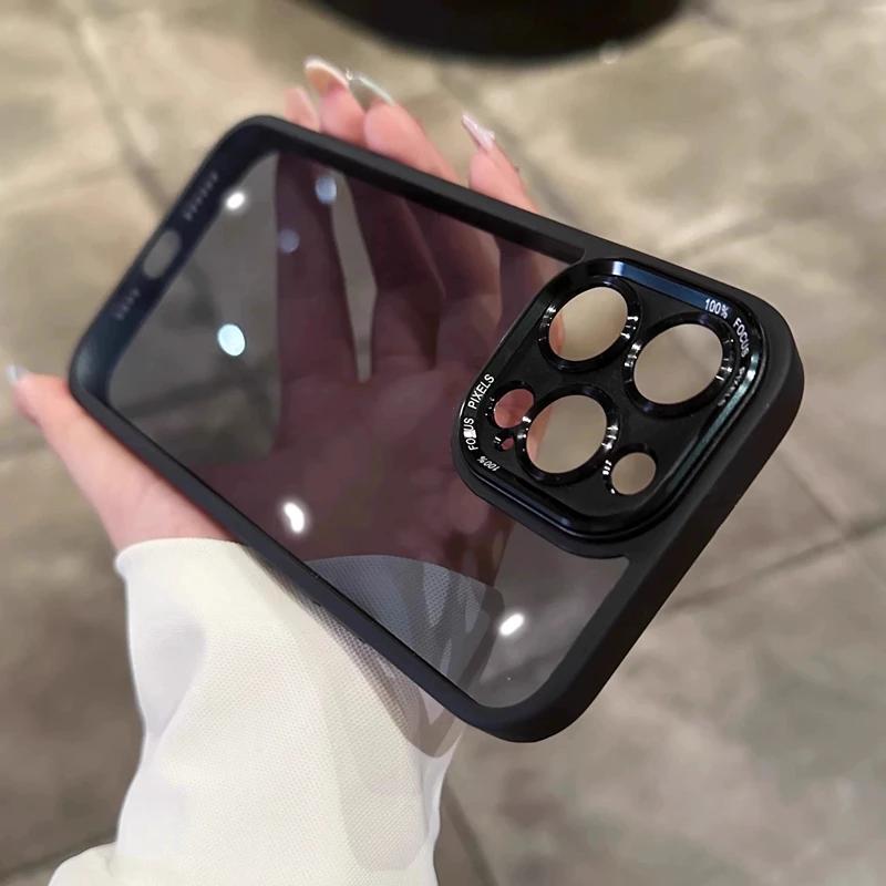 Luxury Shockproof Transparent Phone Case For For Iphone 11 12 13 14 15 16 Pro Max Plus Clear Bumper Cases Cover