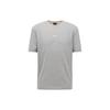HUGO BOSS T-Shirts Men's Light Gray Crew Neck Moderate 50473278-051