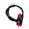 Handlebar Control Switch Start Kill Stop Spare Parts 3 Function Vehicle Flameout for