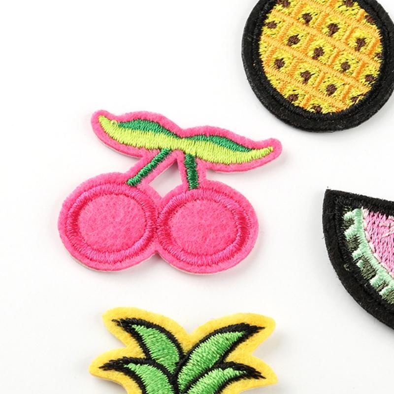 23 Pcs Banana Sewing Patches Strawberry Applique Patches Embroidered Patches Fruit Iron On Patches Repair Patches