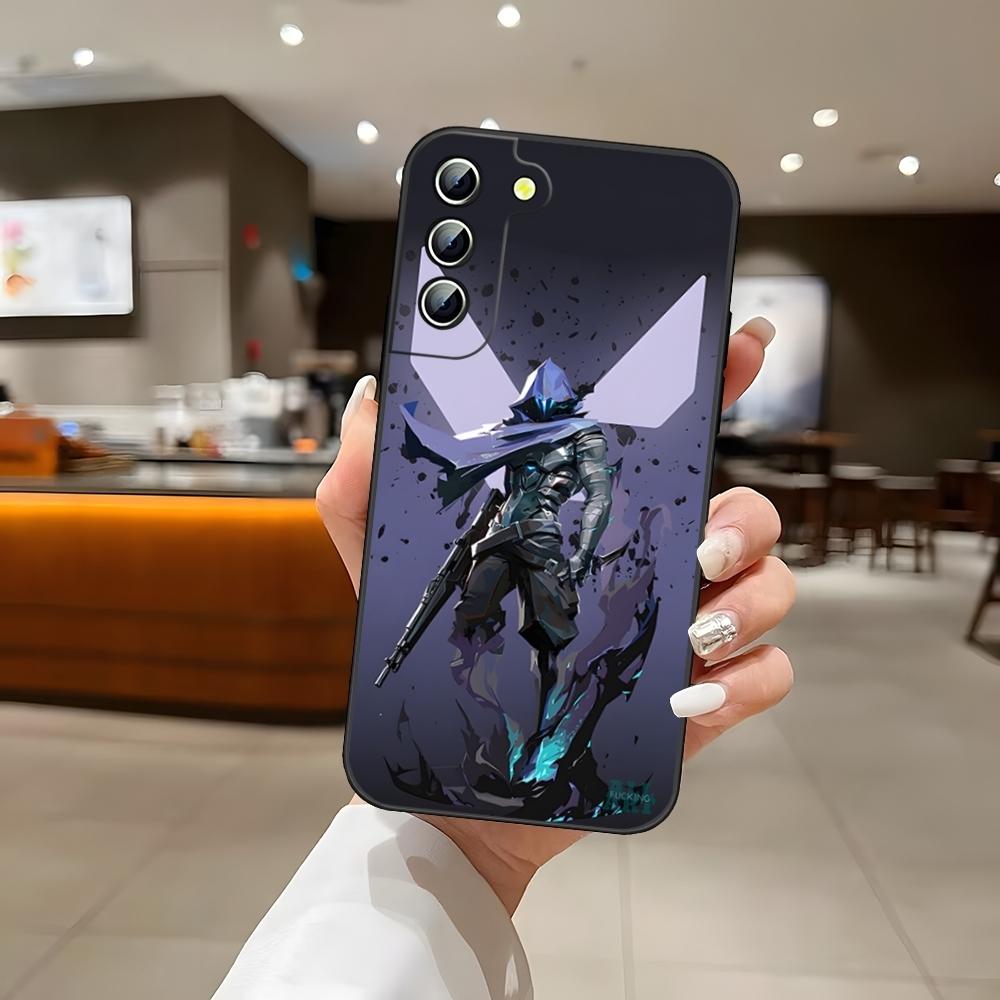 Чехол для телефона Omen V-ValorantS для S25 Samsung S24 Ultra S22 S23 S20 Fe S21 Plus A54 A34 A16 A53 Задняя крышка