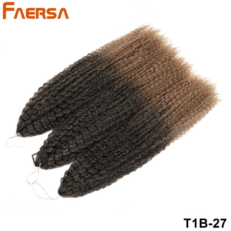 Вязание крючком для волос Бразильские косы Синтетические кудри Мягкие наращивания плетения 20 28 дюймов Афро-вязание крючком Волосы Длинные волны воды Цвет омбре Волосы