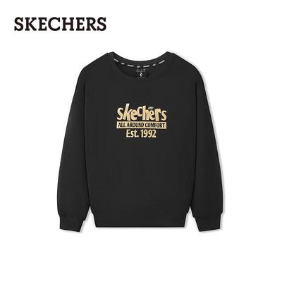 Skechers Вязаный пуловер-толстовка унисекс для осени/зимы, L325U085