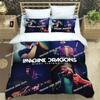 Постельное белье Imagine Dragons с принтом, комплект с наволочкой, пододеяльник, мягкое, односпальное, двуспальное, Queen, Super King, роскошный подарок