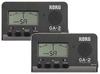 KORG GA-2 Тюнеры для гитары и баса, Черный x Светло-серый, Набор из 2 штук