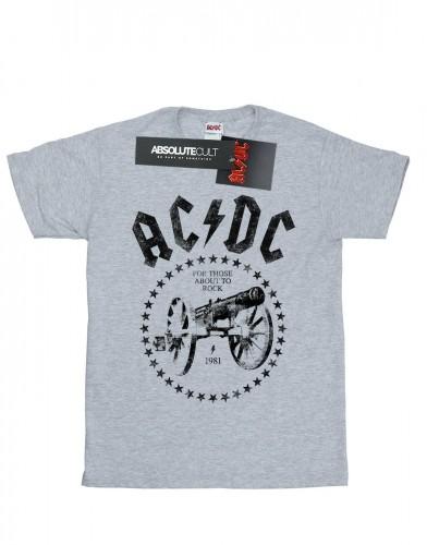 AC/DC Mens We Salute You Cannon T-Shirt