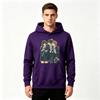 Men's Pullover Hoodie, Anime Girls Print Casual Long Sleeve Hooded Sweatshirt for Daily Wear