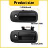 3X Outside Door Handles Set LH RH Sliding For 96-09 Chevy Express GMC Savana Van