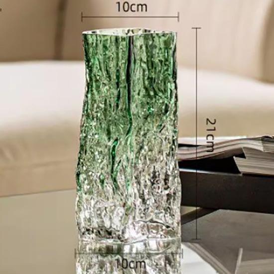 Ваза Стеклянная ваза Украшение дома Украшения Цветочная композиция Может держать воду Ваза для цветов