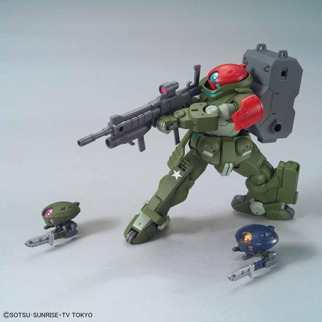 Пластиковая модель HGBD Gundam Build Divers Grimoire Red Beret в масштабе 1/144 с цветовой кодировкой