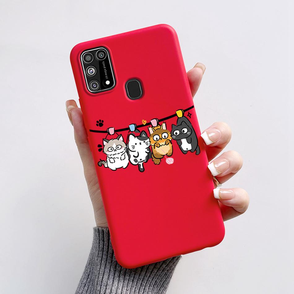 Чехол для Samsung Galaxy M31 Милый Мультяшный Задняя Крышка Силиконовый Мягкий TPU Чехлы для Телефона Для Samsung M31 Prime M 31 s Galaxy M31s Бампер