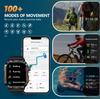 QTLLBT Sports Smartwatch, Built-in Flashlight, More Than 100 Activity Modes, Call and Message Reminders