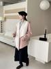 Women's Double-Faced Cashmere Cape Coat - Trendy Poncho Style Wool Blend Overcoat