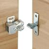Push To Open Magnetic Cabinet Latch - Dual Wheel Spring Loaded Touch Bead Catch for Low Profile Wardrobe & Cabinet Doors