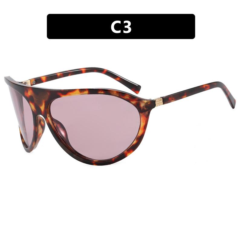 Персонализированные солнцезащитные очки с большой оправой, новые солнцезащитные очки для отдыха на открытом воздухе