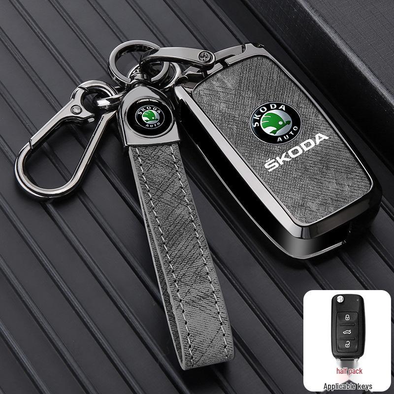 Чехол для ключа Skoda Octavia для Superb, Kamiq, Fabia, Karoq, Xin Dong, Haorui – Корпус и пряжка для автомобильного ключа.