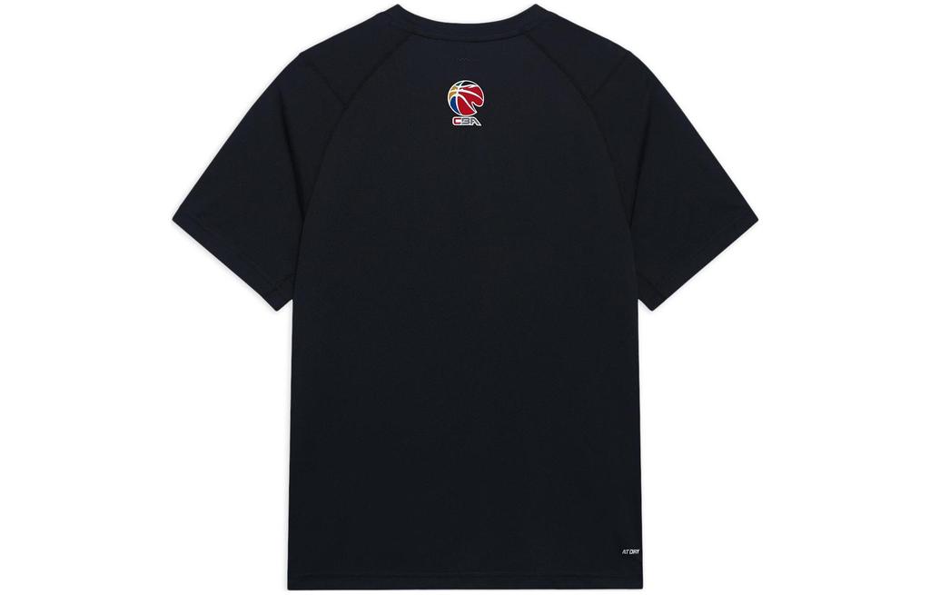 Men's T-Shirt Li-Ning Li Ning Professional Basketball Collection T Shirt Men's Black
