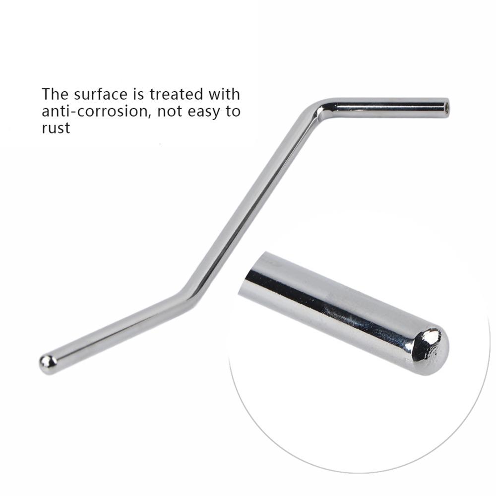 2PCS Metal Guitar Tremolo Arm Silver Tremolo Bridge System For Most Tremolo Bridge