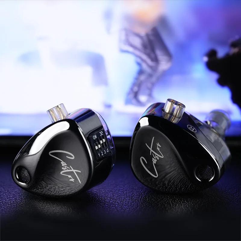 KZ Касторовое 2DD Внутриканальные Hi-Fi Наушники Динамические Высококачественные Регулируемые Наушники Мониторные Наушники Шумоподавляющие Earbud ZSNPRO ZSX ESX PR1 ZVX