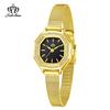 Fatelove 924 Diamond Bezel Quartz Watches for Women Steel Strap Waterproof Ladies Wristwatch Elegant Luxury Original Woman Watch