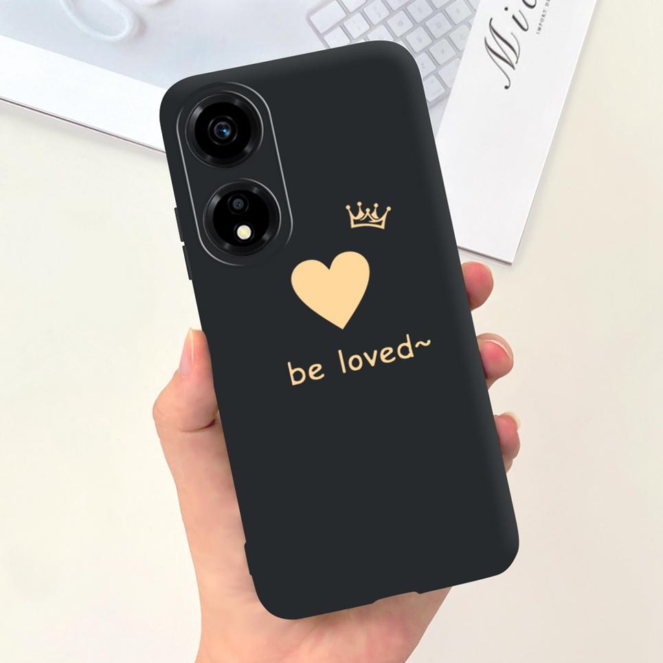 Женский модный девичий чехол для телефона для Honor X5 Plus HonorX5 Coque Funda Цветочный узор Мягкий силикон Funda Huawei Honor X5 Coques