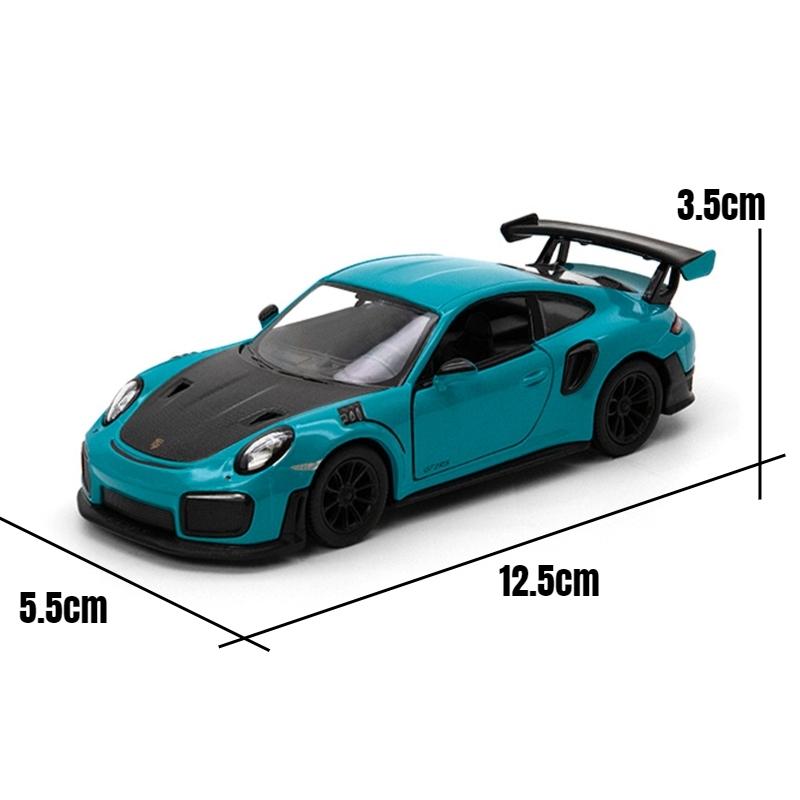 pdbn6 KiNSMART Toy Car Model 1/36 Porsche 911 GT2 RS Super Racing Alloy Diecast Miniature Vehicle Collection Gift For Children Boy Kid